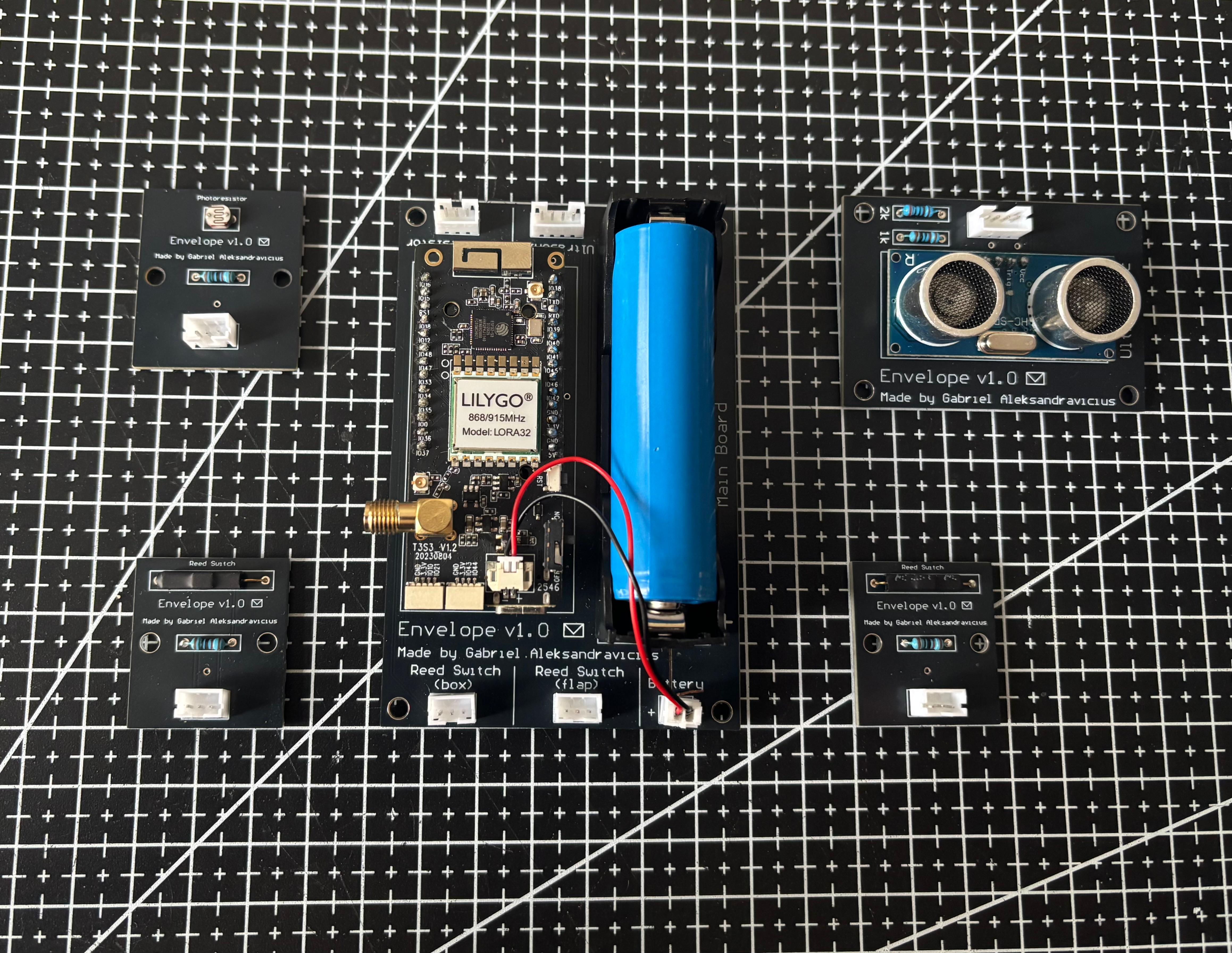 Soldered PCBs